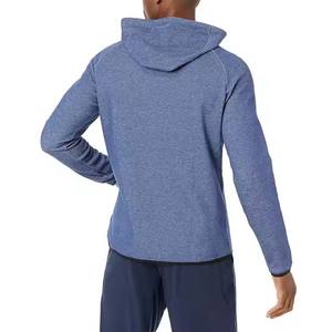 Color sólido Simple Plain Pullover personalizado hombres sudaderas con capucha/nueva llegada venta al por mayor invierno moda Slim Fit hombres sudaderas con capucha - Product Image 2