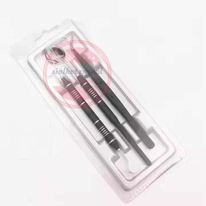 ชุดเครื่องมือทันตกรรม3ชิ้นชุดเครื่องมือสแตนเลสกระจกปาก - Product Image 5