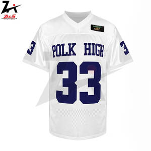 Numéro d'équipe personnalisé Logo Design Maillot de football américain Maille respirante Uniforme sublimé Vêtements de qualité supérieure - Product Image 2