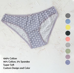 Sous-vêtements sexy pour femmes culotte de coupe haute en coton stretch pour femmes culotte bikini pur coton pour femmes - Product Image 3