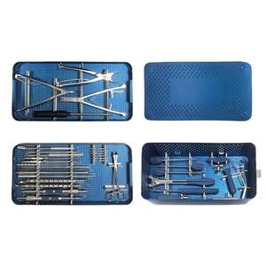 Ensemble d'instruments orthopédiques pour la colonne vertébrale Astrin Surgical de qualité supérieure, système de vis pédiculaire manuel en acier inoxydable de 6,0 mm, certifié CE - Product Image 1