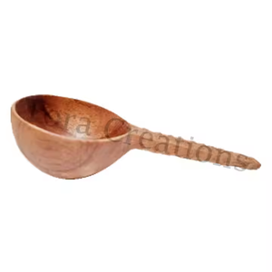 Cuillère de table en bois de neem faite à la main de qualité supérieure pour les aliments pour bébés - Product Image 1