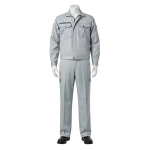 ชุดเครื่องแบบผ้าฝ้ายระบายอากาศได้ดีผ้านุ่มน้ำหนักเบาทนทานสำหรับคนงานก่อสร้างในโรงงานซ่อมบำรุง - Product Image 1