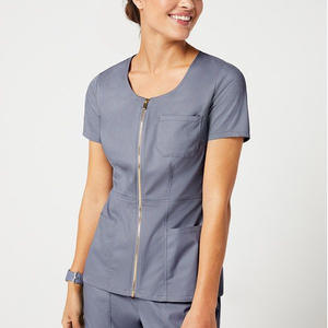 Ensemble de blouses médicales pour femmes à col en V à séchage rapide avec logo personnalisé, confortable, pour dentistes, hôpitaux, infirmières - Product Image 2