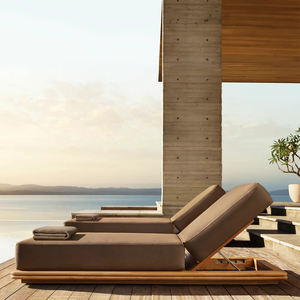 Decoout Nouvelle Arrivée Tous Temps Mobilier D'extérieur En Bois Hôtel De Luxe <span class=keywords><strong>Piscine</strong></span> Salon En Bois Chaise - Product Image 1