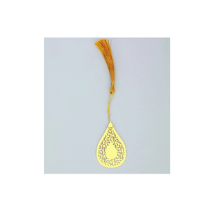 Vintage Brass Gold <b>Book</b> Mark School <b>Book</b> Mark Leaf Vintage Bookmark With Tassel for at Best Price Natural Craft - Product Image 5