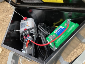 Semi-remorque à benne basculante flexible d'occasion, personnalisée en usine, 2 à 4 essieux, hydraulique, engrenage 5X10, 2 pieds, capacité de 30 à 60 tonnes, agricole 1 - Product Image 5