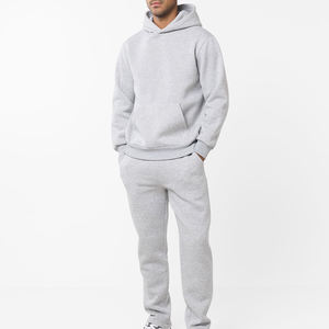 Chándales deportivos para hombre con logotipo personalizado en blanco al por mayor, ropa de entrenamiento para trotar, conjunto de dos piezas, chándal liso, chándal para hombre - Product Image 4