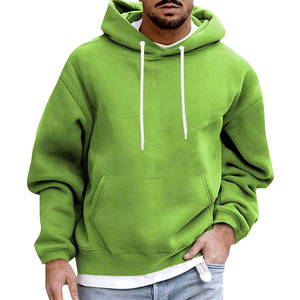 Sweats à capuche en tissu polaire de coton confortable et chaud pour hommes en plusieurs couleurs de la meilleure taille - Product Image 1