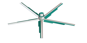 Cowair HVLS Smart Fan 600 P Cowealthy Ventilateur de plafond industriel HVLS pour fermes, granges, entrepôts et bétail - Product Image 5