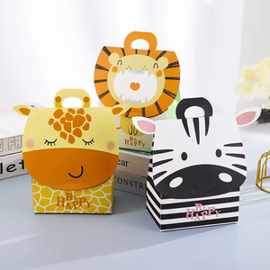 Bolsa de papel blanca sencilla con asa, caja autoarmable de papel artístico rectangular con impresión offset para negocios y compras - Product Image 5