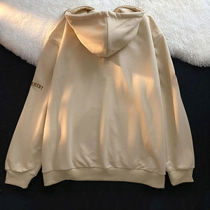 Custom Oversized Hoodie Full <b>Zip</b> Hoodie Puff Print Embroidered Hoodies Graphic Long Sleeve Heavy Weight Oversized - Product Image 5