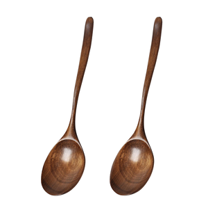 ช้อนซุปไม้มีสไตล์เครื่องครัวขนาดที่กําหนดเองและโลโก้ขายดีช้อนซุปไม้ - Product Image 6