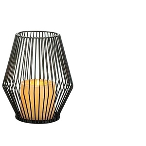 Lámpara de Mesa de Mimbre para Jardín, Lámpara de Noche Portátil para Decoración de Exteriores, Estilo Minimalista Moderno - Product Image 2