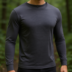 Camiseta Térmica Funcional de Carbón Vegetal Promocional - Product Image 3