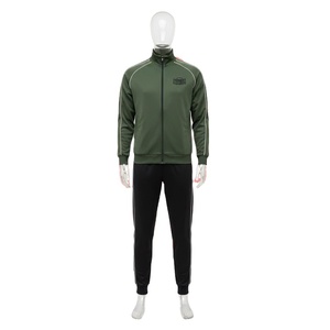 Custom Team Sports Tracksuit Polyester Nylon Windbreaker Uniform <b>Set</b> Reflective Stripe Jogging Suit - Product Image 1