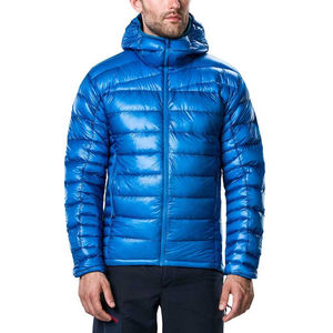 Chaqueta acolchada de invierno personalizada de alta calidad para hombre, ropa de doble cara, impermeable, transpirable, con patrón de letras, brillante con capucha - Product Image 3