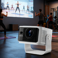 Projecteur domestique portable HY350 Max hy350 max à courte focale pour projecteur LED 5.0 500 lumens Android 11 avec haut-parleurs intégrés