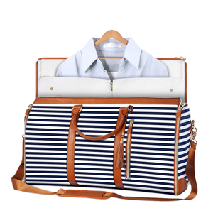 Hot Selling Foldable Suit Travel <strong>Bag</strong> Multifunctional <strong>Storage</strong> <strong>Bag</strong> Large Capacity PU Hand Luggage <strong>Bag</strong> - Product Image 1