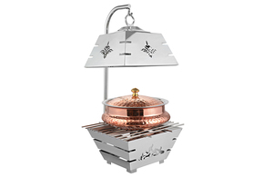 King Luxury <b>Food</b> <b>Warmer</b> Chafing Dish Copper Best for Wedding Ware Copper Chaffing Dish Stainless Steel <b>Electric</b> <b>Food</b> <b>Warmer</b> - Product Image 3