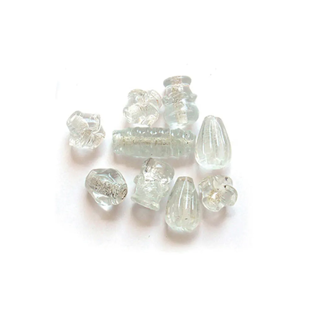 New Collection Best Quality Mix Beads Big Hole Transparent Furnace Glass Beads for Jewelry Accessory