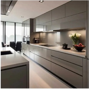 Gabinetes de Cocina Modernos Modulares con Acabado Brillante en Acrílico para Mascotas, Personalizados OEM, Panel de Madera MDF Multicolor, Fácil de Limpiar, SangVi - Product Image 6