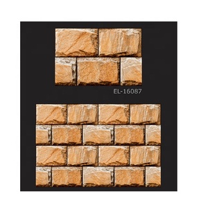 Villa 300X450มม. หินวัฒนธรรมผนังด้านนอกอิฐกระเบื้องบุคลิกภาพหินเสร็จสิ้นพื้นหลังระเบียงกลางแจ้งกระเบื้องบุผนังพอร์ซเลน - Product Image 4