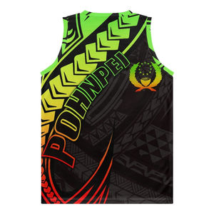 Diseño tribal polinesio personalizado suelto transpirable ejercicio correr Fitness baloncesto ropa - Product Image 6
