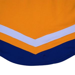 Sweat à capuche de hockey en polaire lourde | Sweat à capuche jaune et bleu doré avec logos brodés | Vêtements de saison d'hiver de fraternité et de sororité - Product Image 5