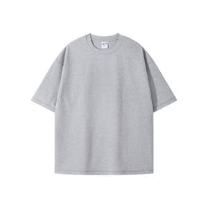 Camisetas Casuales de Manga Regular con Estampado de Letras Serigrafiadas, Lavado Ácido, 100% Algodón, Talla Grande para Hombre y Mujer - Product Image 5