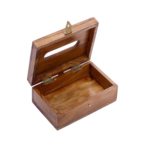 Caja de pañuelos de madera estilo único pieza de diseño de madera soporte de madera hecho a mano regalo único soporte de pañuelos hecho a mano - Product Image 6