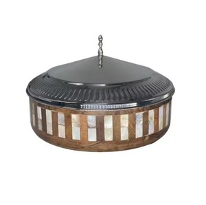Diseño moderno Decoración para el hogar Calentador de alimentos Cazuela Plato Venta al por mayor Fiestas DE BODA Decoración de mesa Platos de servidor de alimentos - Product Image 2
