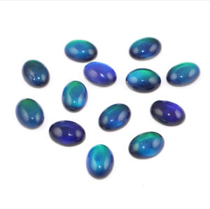 Piedra Preciosa Cabujón Mood, Forma Ovalada, 10x14 mm, Piedra Suelta que Cambia de Color con la Temperatura, para Fabricación de Joyas, Suministro al por Mayor - Product Image 5