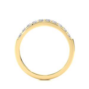 Anillo de diamantes de oro natural para mujer de diseño único con ajuste de Halo Certificado IGI para uso diario o regalos - Product Image 2