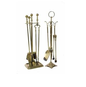 Herramientas para chimenea en latón completo con utilidad duradera y artesanía fina diseñada para ambientes hogareños cálidos y elegantes - Product Image 2