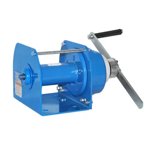 100kg 500kg 1000kg Hand Operated Winch With Safety Brake Heavy Duty Hand Winch Trailer Marine Hand Winch