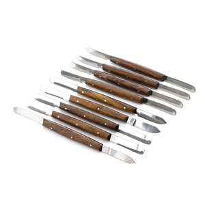 มีดแกะสลักขี้ผึ้ง7 "ทำจากสเตนเลสมีดสองด้านเครื่องมือแกะสลักขี้ผึ้งไม้พายแกะสลักสำหรับทำแบบจำลองเครื่องประดับ - Product Image 1