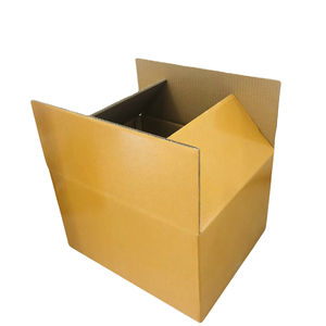 Caja de Embalaje Ranurada de Cartón Corrugado Kraft, Ecológica, de Materiales Reciclados, de Lujo, al por Mayor, con Etiqueta Personalizada para Regalos y Comercio Electrónico - Product Image 1