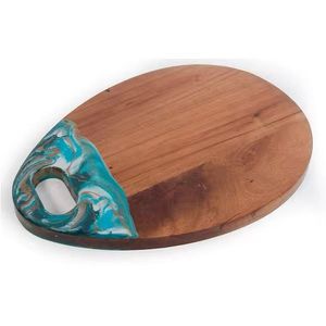 Recién llegado, tabla de cortar de madera pulida brillante, diseño hecho a mano Natural para utensilios de cocina, carne y verduras - Product Image 5