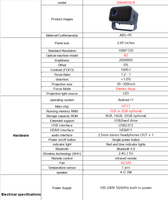 Proyektor Kustom X18 Auto Focus Android 13 Pico Mini LED 1080p Proyektor Video WiFi Speaker Terintegrasi untuk Home Theater