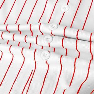 Maillots de baseball boutonnés personnalisables pour adultes, design unique, respirants, fabriqués en usine, vêtements décontractés pour le softball - Product Image 6