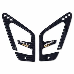 Protezioni per cavalletto 3D per Triumph velocità 400 motocicli compatibili adesivi poggiapiedi per bicicletta - Product Image 1