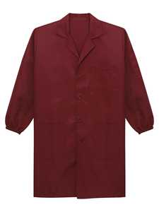 Blouse de laboratoire unisexe de haute qualité à manches longues en coton et polyester durable pour usage médical en hôpital, clinique et laboratoire (avec poche pour aiguilles) - Product Image 5