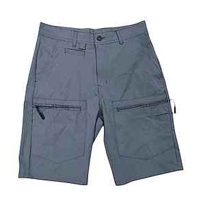 Haute qualité hommes 6 poches pantalon 100% coton taille hommes solide blanc décontracté sueur Cargo Shorts pantalon avec poches - Product Image 3