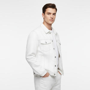 Chaqueta vaquera informal para hombre OEM, proveedor de fábrica, venta al por mayor, prendas de vestir exteriores de moda por encargo, ropa de calle de invierno elegante, uso diario - Product Image 6