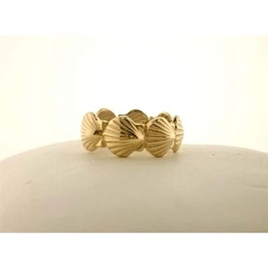 Anillo con forma de cinco hojas para servilletas, hebilla de cinco hojas chapada en oro, para Navidad, restaurante, boda, cafetería, decoraciones - Product Image 3