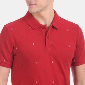 Camiseta Polo ligera para hombre, cuello redondo, manga corta con estampado de logotipo, diseño óptimo para correr, ¡a la venta, precio barato! - Product Image 6