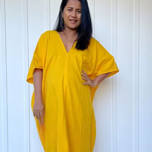Wholesale Price Oversized <b>Kaftan</b> Dress Double Gauze Cotton <b>Maxi</b> Dress Soft Cotton Lounge Wear Everyday Wear Gift for Her - Product Image 1