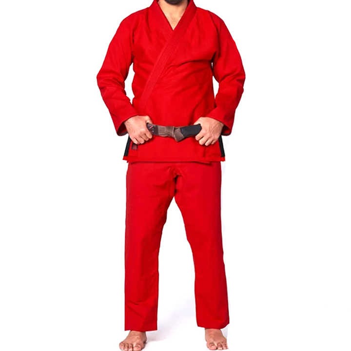 100% хлопчатобумажная ткань 450GSM с индивидуальным логотипом Jui Jitsu & Sambo, дышащие комплекты одежды для боевых искусств и карате