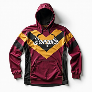 เสื้อฮู้ดดี้โอเวอร์ไซส์แบบสั่งทำพิเศษสำหรับผู้ชาย ทนทาน พิมพ์ลายแบบซับลิเมชั่น สไตล์สตรีทแวร์ ผ้าโพลีเอสเตอร์ 100% ผสมผ้าฝ้ายพื้นฐาน ทรงหลวมใส่สบายสำหรับฤดูหนาว - Product Image 6